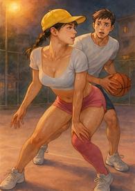 粉红色篮球场